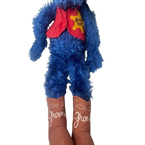 Vintage Knickerbocker Marshall Grover Sesame Street Plush Toy 19” Fast Shipping - Picture 13 of 16